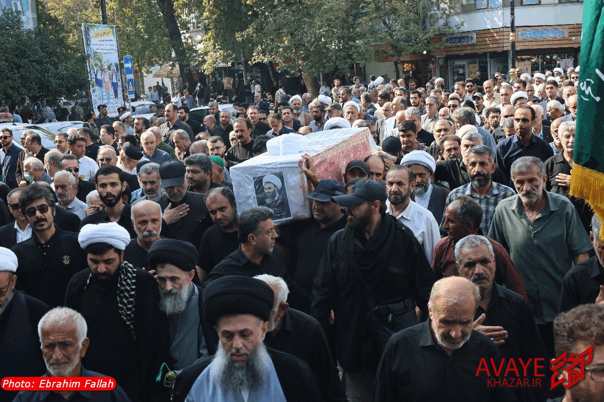 بدرقه پیکر حجت‌الاسلام یاسر طاهری از امامزاده یحیی تا ملامجدالدین ساری